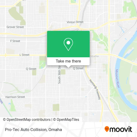 Pro-Tec Auto Collision map