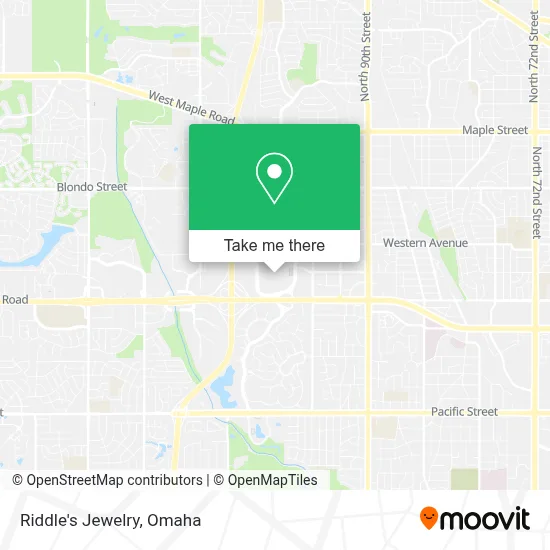 Riddle's Jewelry map