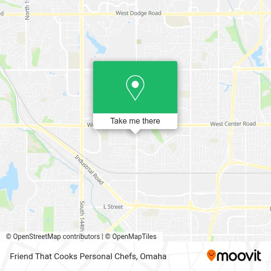 Friend That Cooks Personal Chefs map