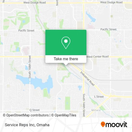 Service Reps Inc map