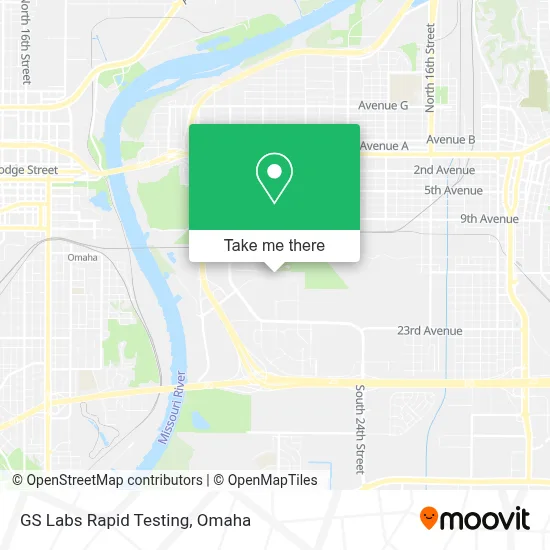 GS Labs Rapid Testing map