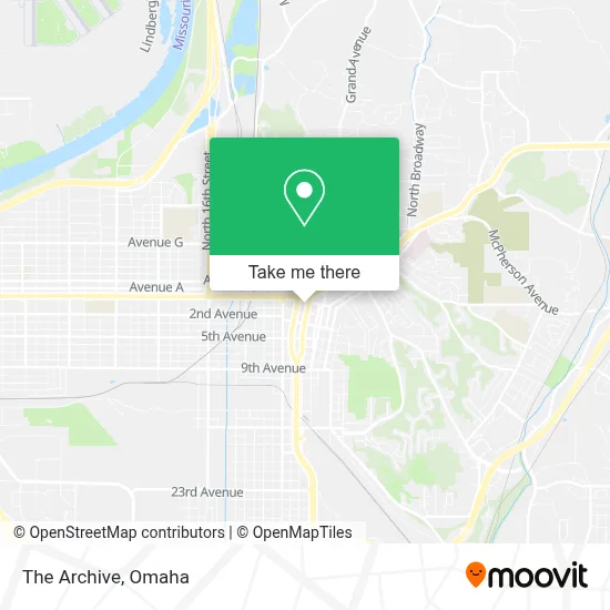 The Archive map