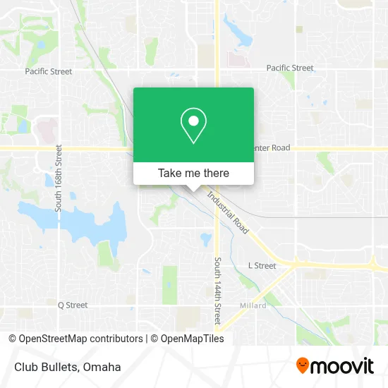 Club Bullets map