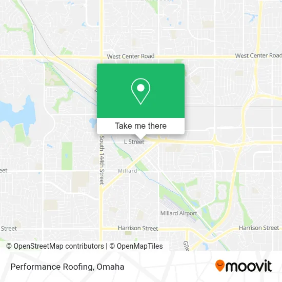 Performance Roofing map