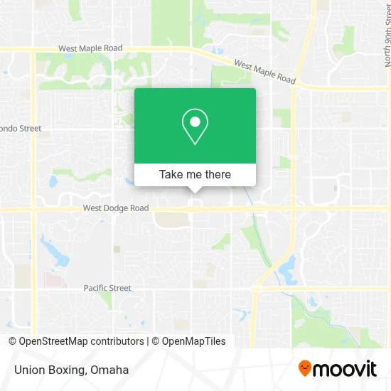 Union Boxing map