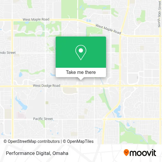 Performance Digital map