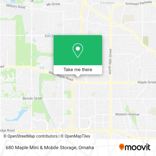 680 Maple Mini & Mobile Storage map