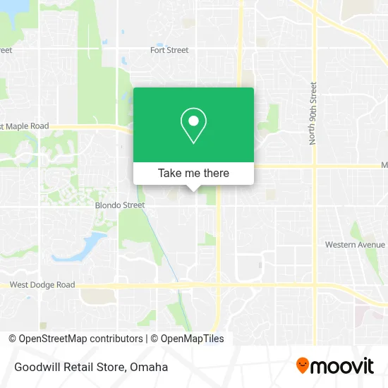 Goodwill Retail Store map