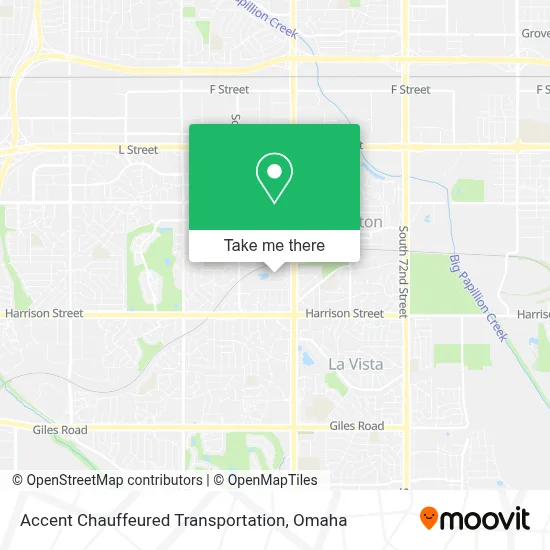 Accent Chauffeured Transportation map