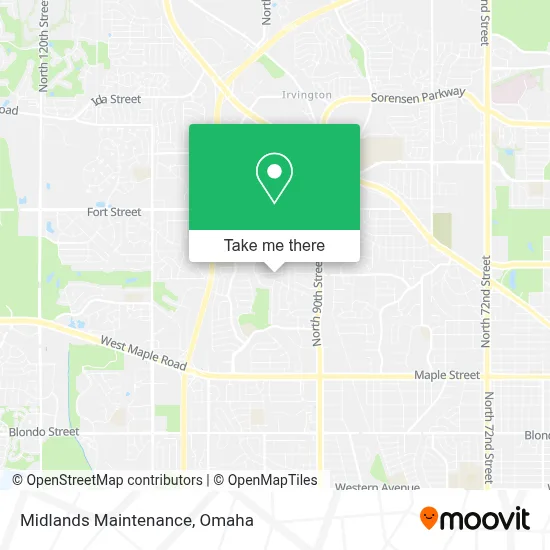 Midlands Maintenance map