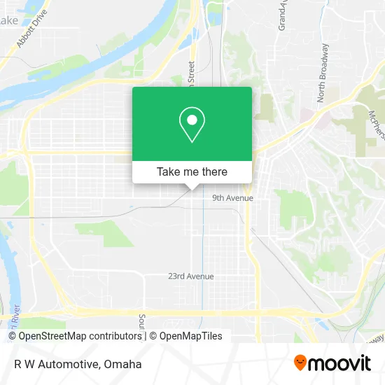 R W Automotive map