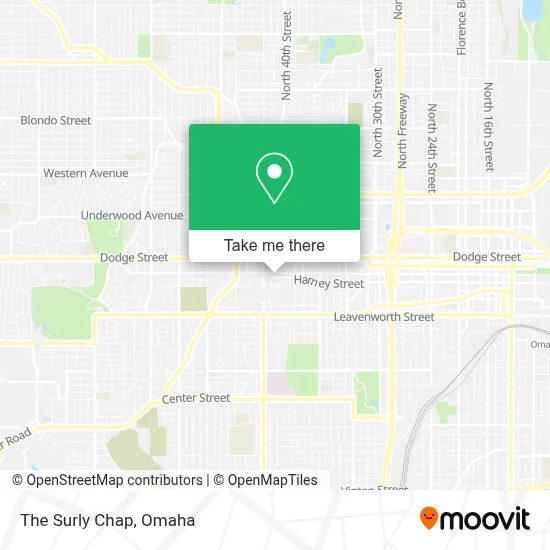 The Surly Chap map