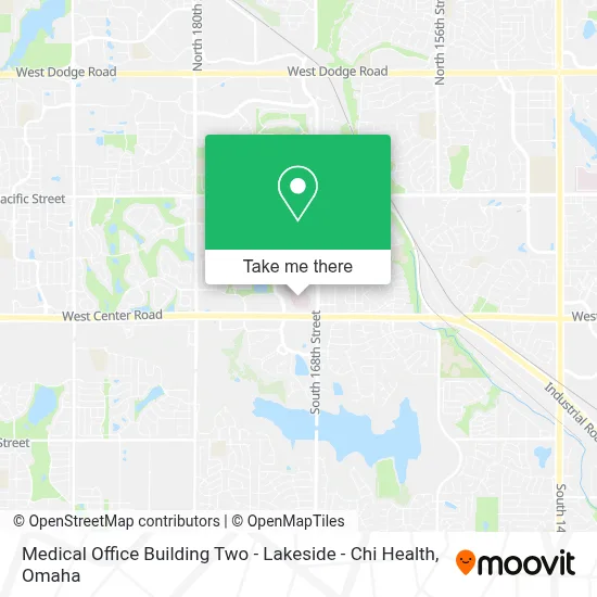 Medical Office Building Two - Lakeside - Chi Health map