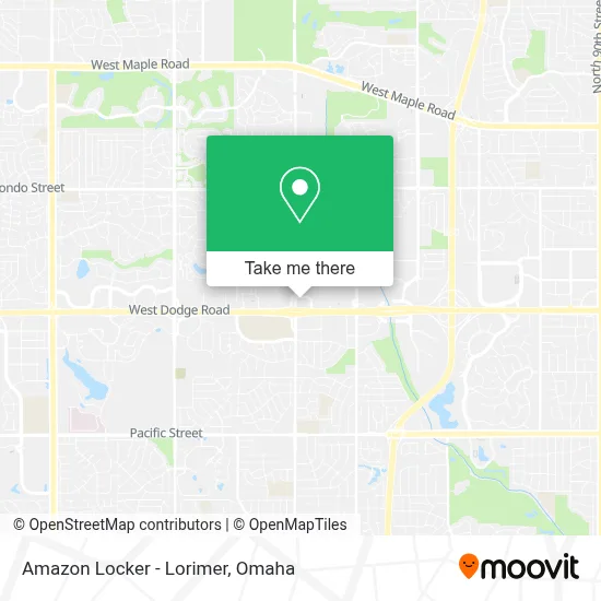 Amazon Locker - Lorimer map