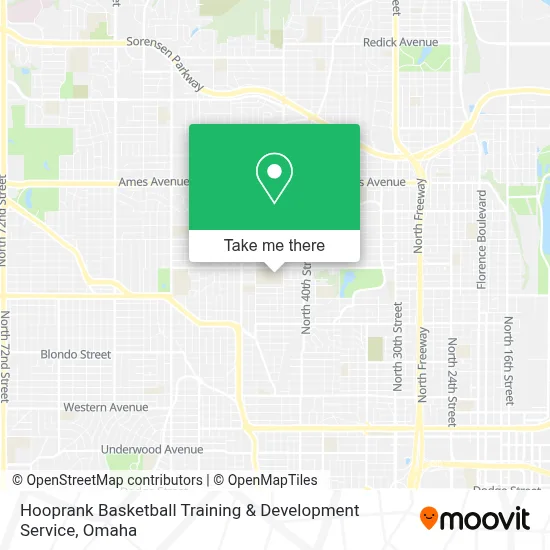 Hooprank Basketball Training & Development Service map