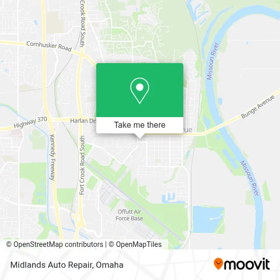 Midlands Auto Repair map