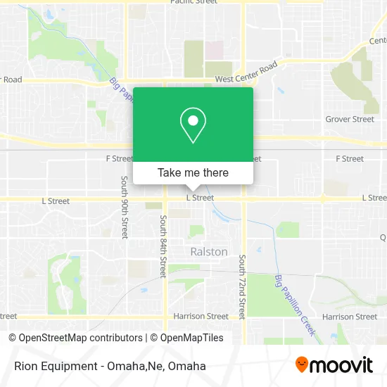 Rion Equipment - Omaha,Ne map