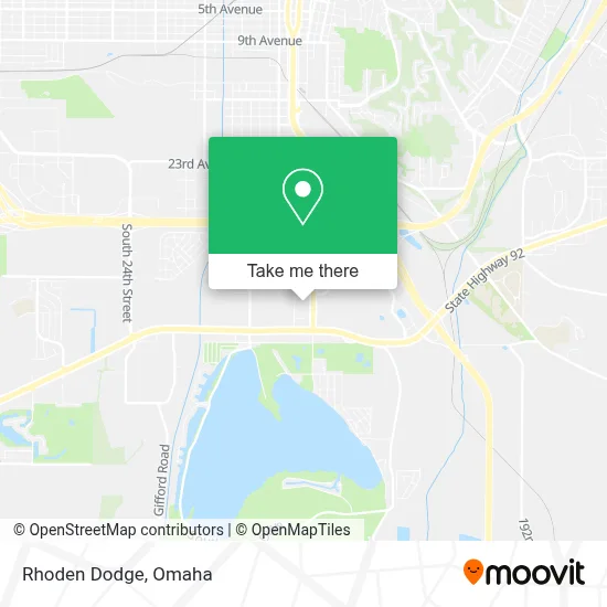 Rhoden Dodge map
