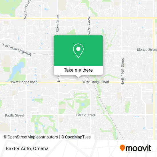 Baxter Auto map