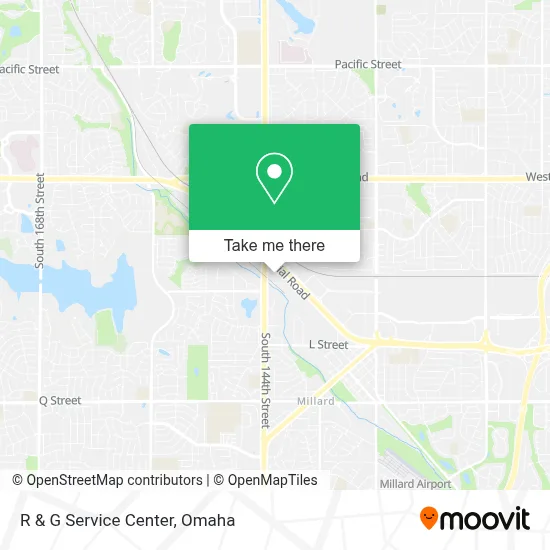 R & G Service Center map