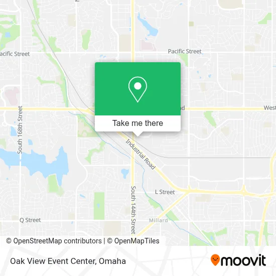 Oak View Event Center map
