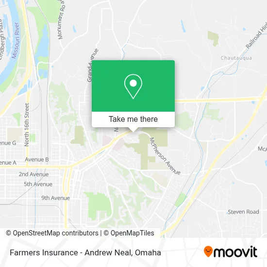 Farmers Insurance - Andrew Neal map