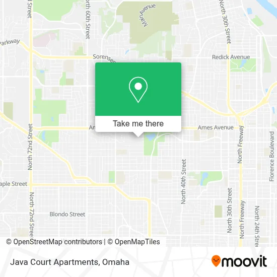 Java Court Apartments map