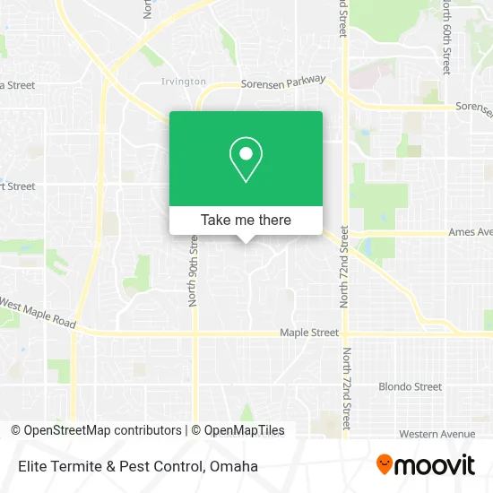 Elite Termite & Pest Control map