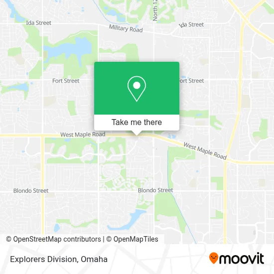 Explorers Division map