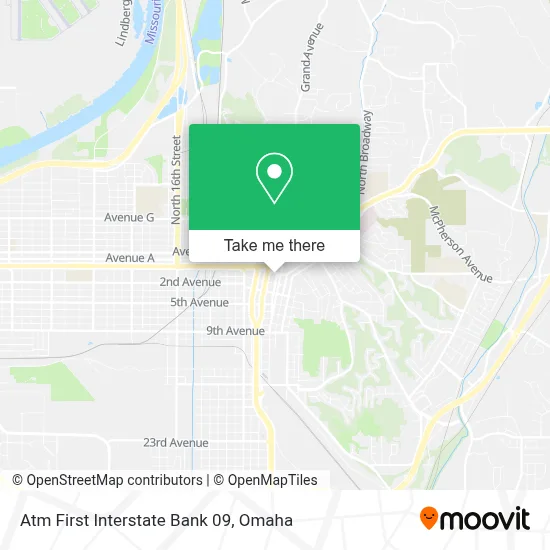 Atm First Interstate Bank 09 map