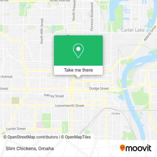 Slim Chickens map