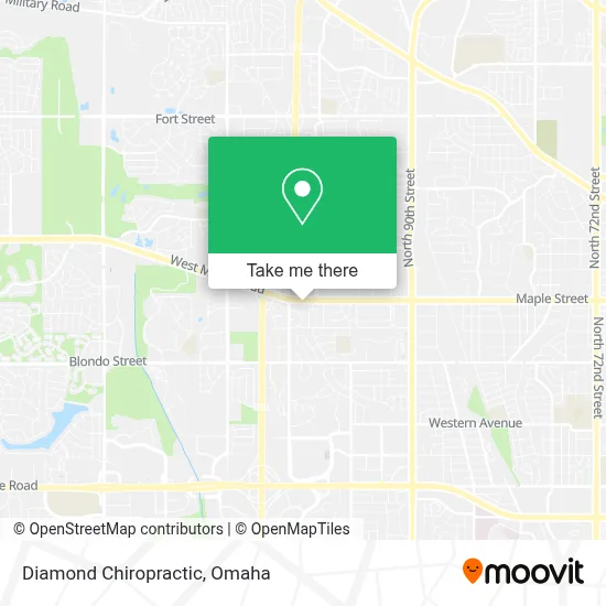 Diamond Chiropractic map