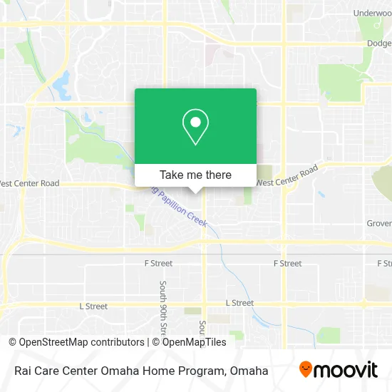 Rai Care Center Omaha Home Program map