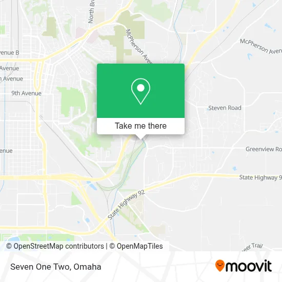 Seven One Two map