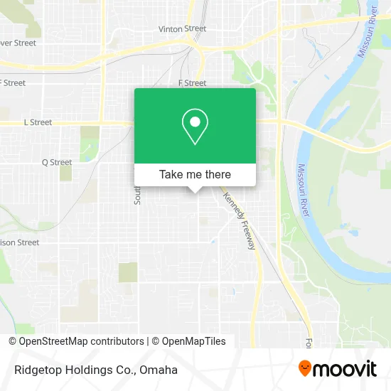 Ridgetop Holdings Co. map