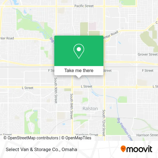 Select Van & Storage Co. map
