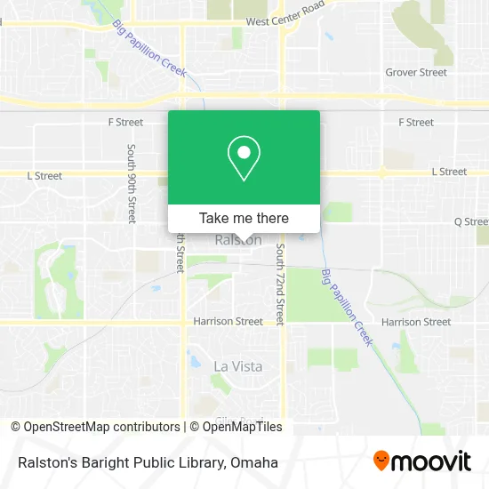 Ralston's Baright Public Library map