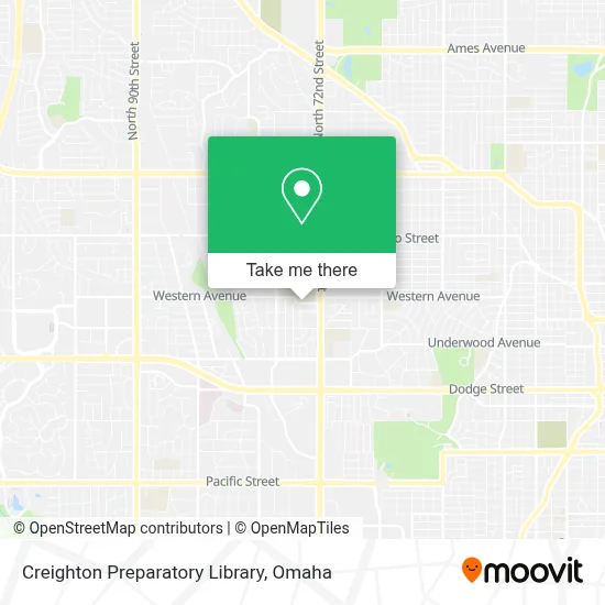 Creighton Preparatory Library map