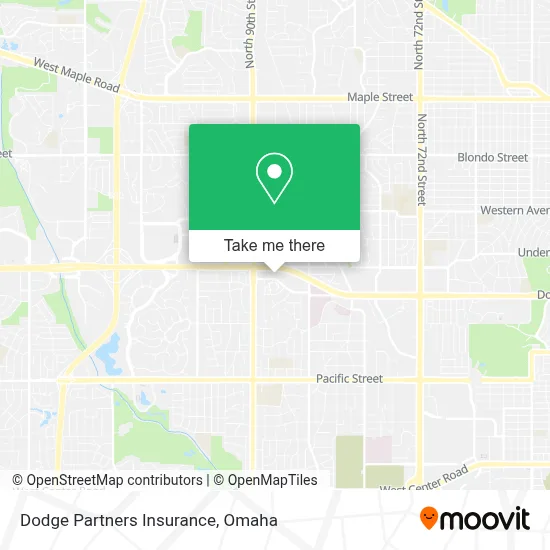 Dodge Partners Insurance map