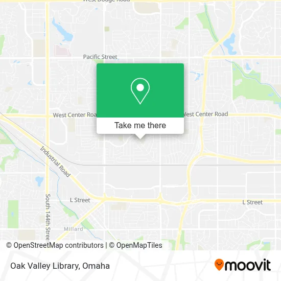 Oak Valley Library map