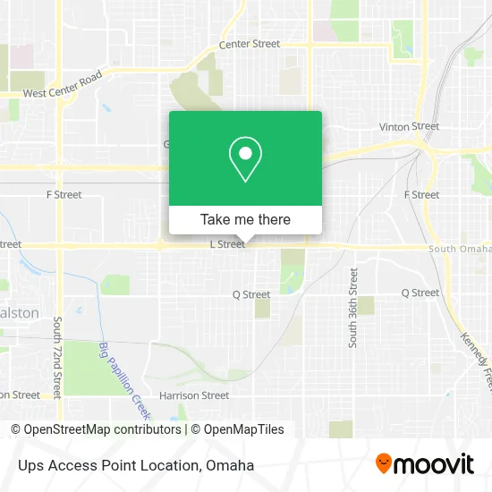Ups Access Point Location map
