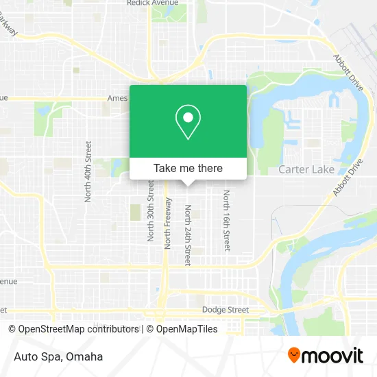 Auto Spa map