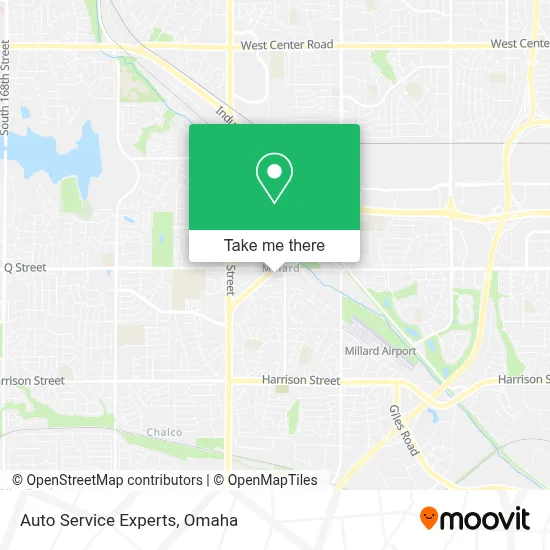 Auto Service Experts map