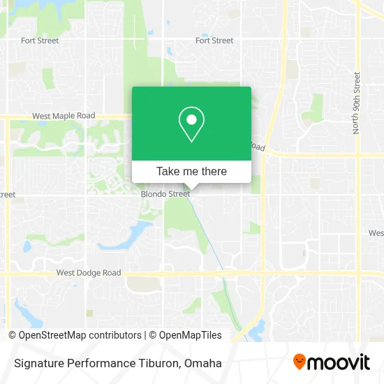 Signature Performance Tiburon map