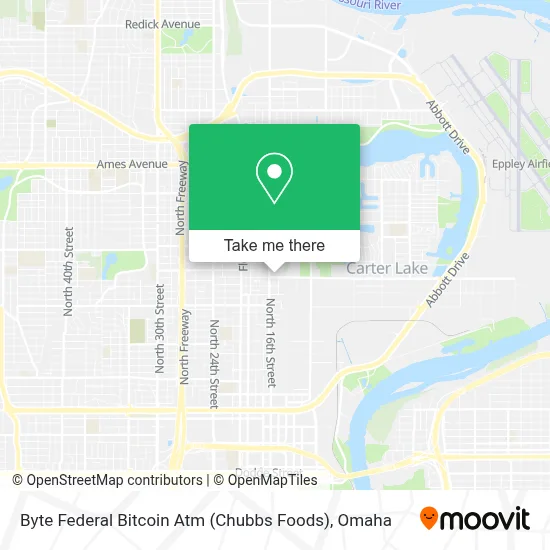 Byte Federal Bitcoin Atm (Chubbs Foods) map