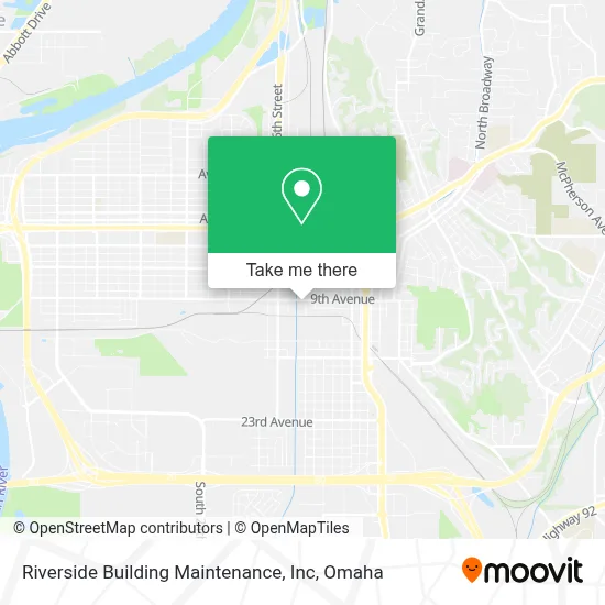 Riverside Building Maintenance, Inc map