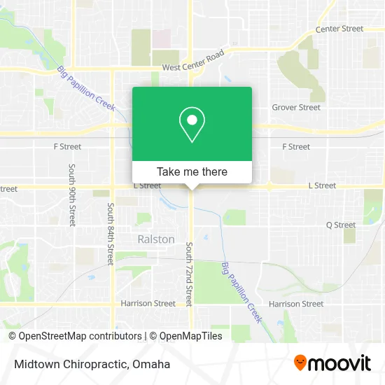 Midtown Chiropractic map