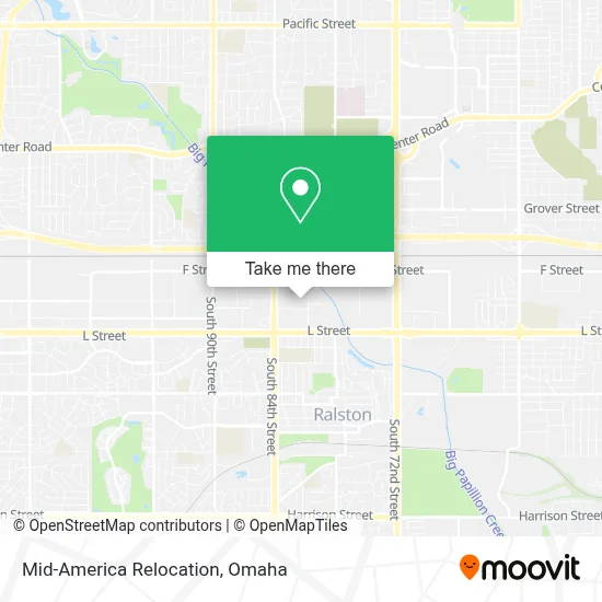 Mid-America Relocation map