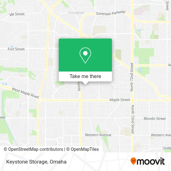 Keystone Storage map