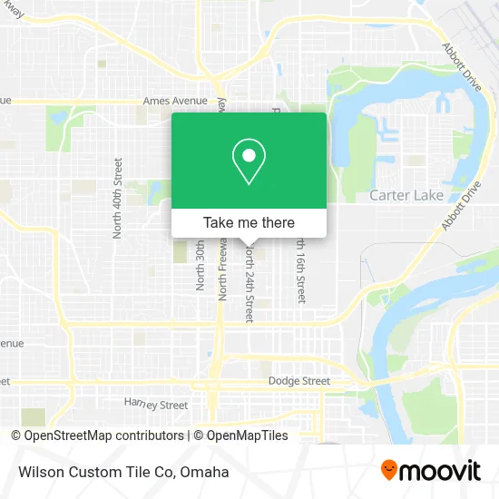 Wilson Custom Tile Co map
